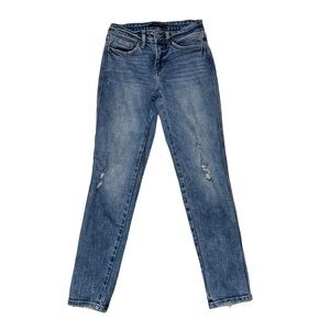 Flying Monkey Mid Rise Ankle Skinny Jeans